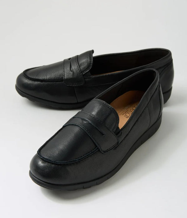 DF Supersoft Birdi Black - Swank Shoes