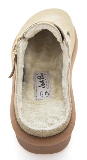 Just Bee Cubby Beige Suede