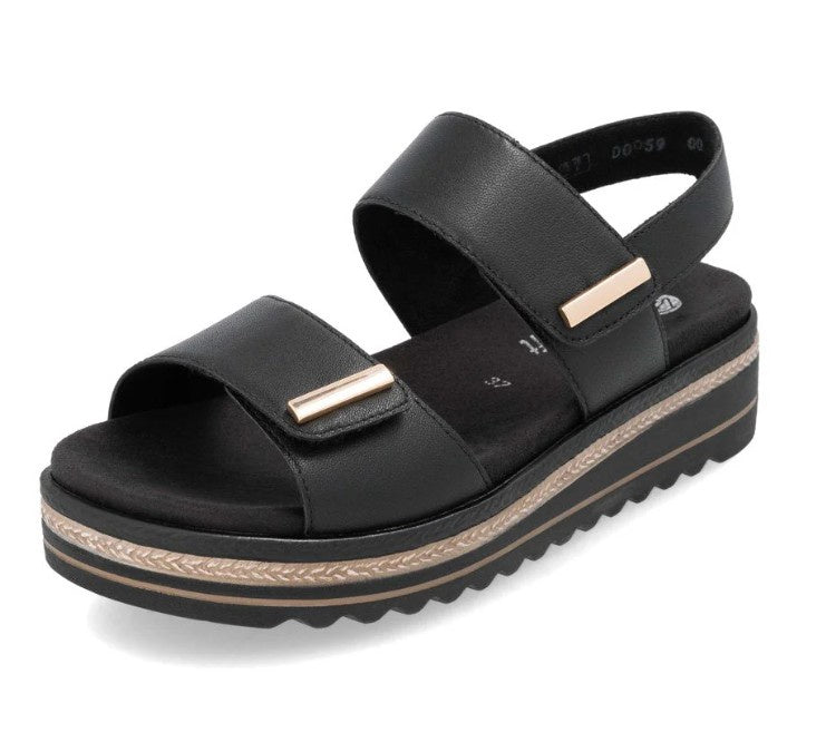 Remonte Sandal Black