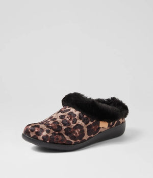 Ziera Fifi Leopard Slippers