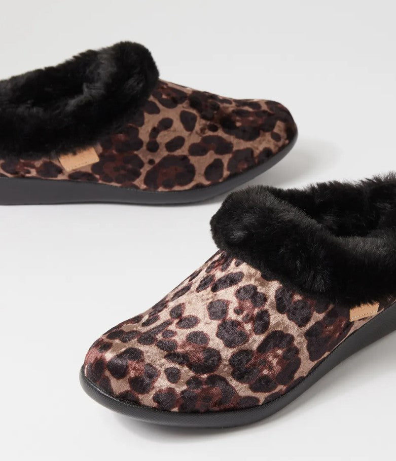 Ziera Fifi Leopard Slippers