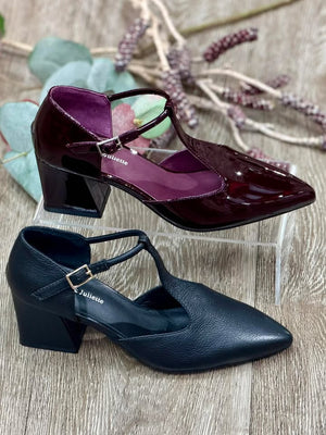 D&J Maskia Black Leather