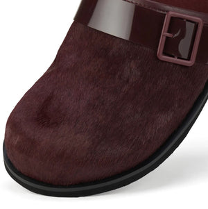 Rollie Mills Mule Dk Cherry