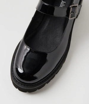 D&J Mirriam Black Patent