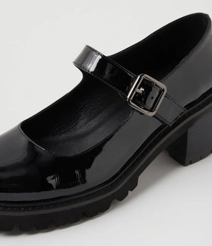 D&J Mirriam Black Patent