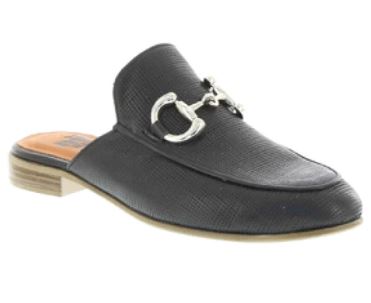 Neo Leather Mule Black