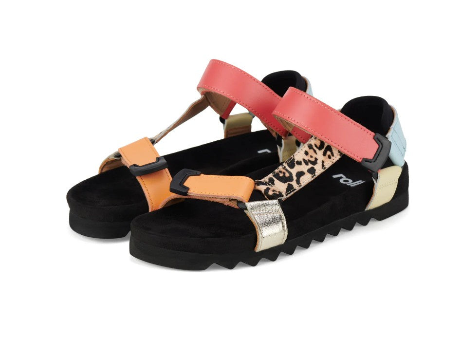 Rollie Sandal Tooth Leopard