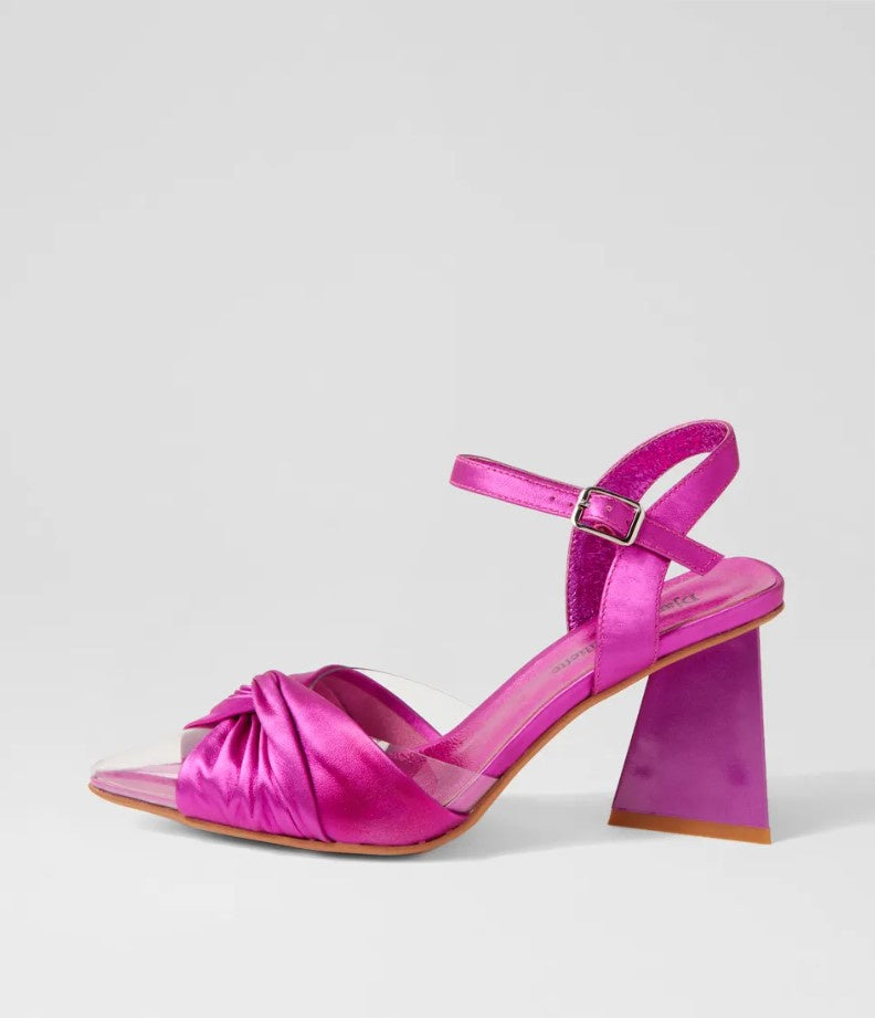 D&J Hivon Fuschia Satin