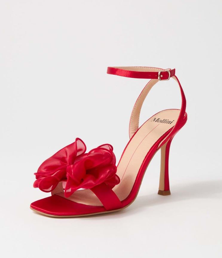 Mollini Daphne Red Satin